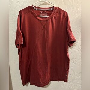 🔥 3/15 SALE 🔥 Eddie Bauer Soft Red Short Sleeve Casual T-Shirt